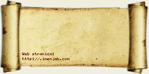 Jana Dokmanović vizit kartica